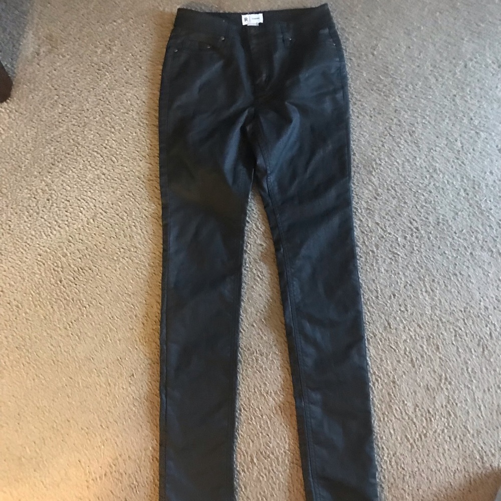 COPY - Faux leather skinny pants size S (Tagged Zara for exposure) color: Black